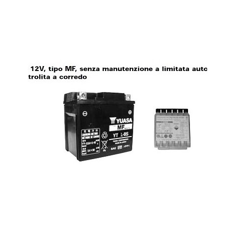 Batteria 12V YTX12-BS / GTX12-BS / FTX12-BS [0651090]